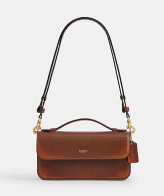 エローラ トップ ハンドル クロスボディ バッグ・ラブド レザー